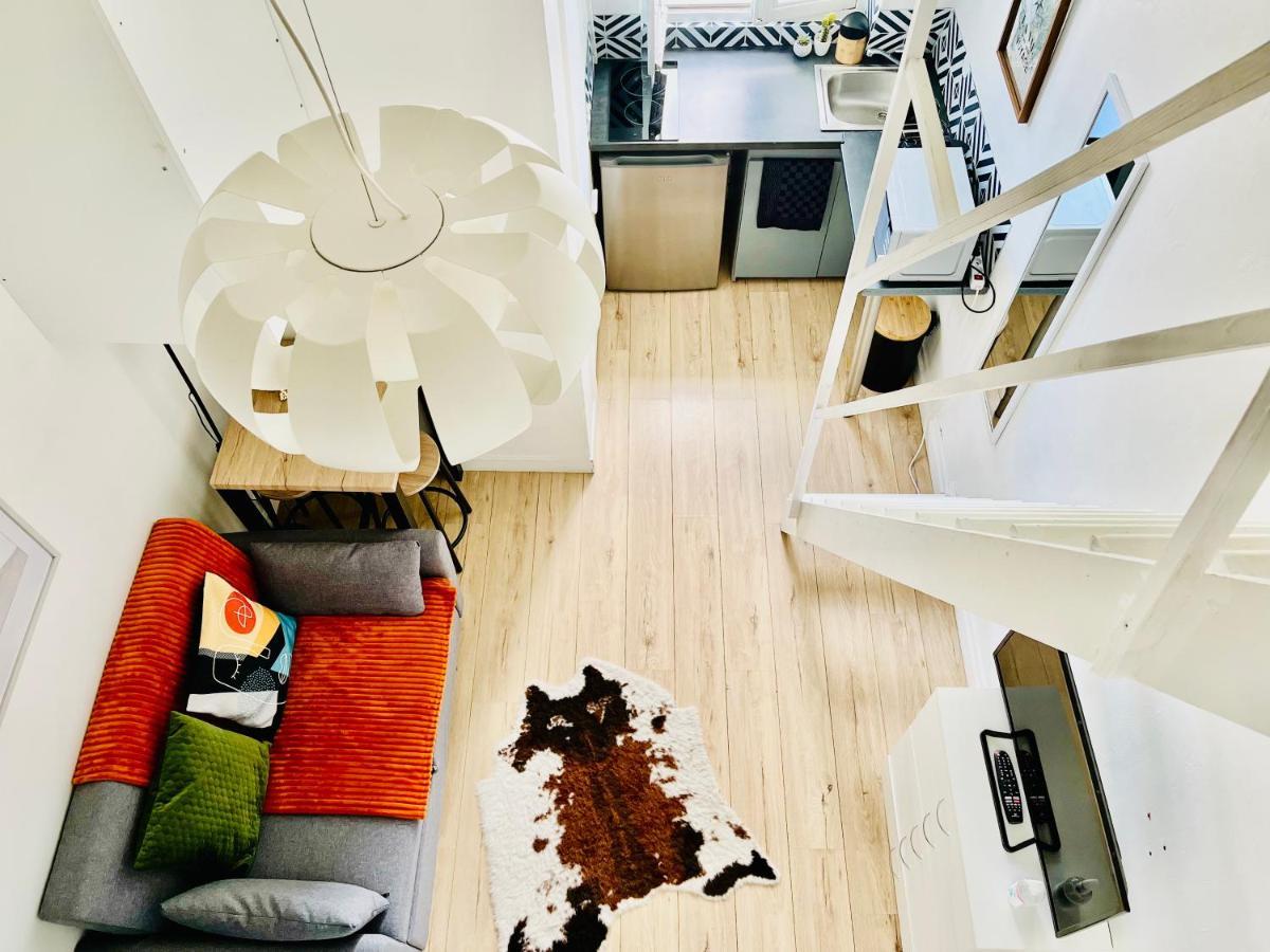 Parc Buttes Chaumont - Studio Mezzanine Paris Apartment ภายนอก รูปภาพ
