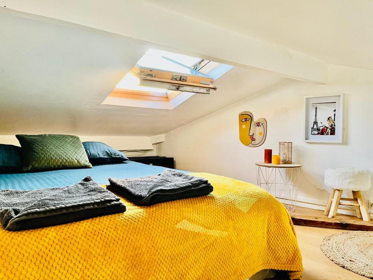 Parc Buttes Chaumont - Studio Mezzanine Paris Apartment ภายนอก รูปภาพ