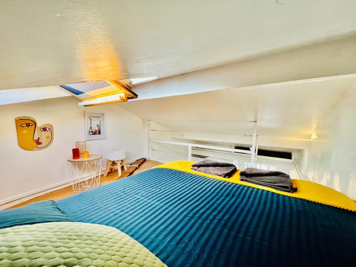 Parc Buttes Chaumont - Studio Mezzanine Paris Apartment ภายนอก รูปภาพ